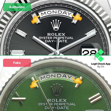 rolex day-date replica vs real|rolex datejust knock off.